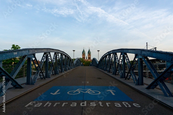 Obraz Blaue Brücke Freiburg