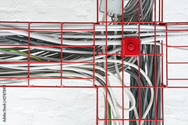 Obraz Stromleitungen / Kabel