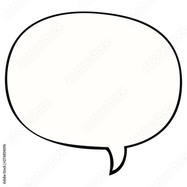 Obraz cartoon speech bubble and speech bubble