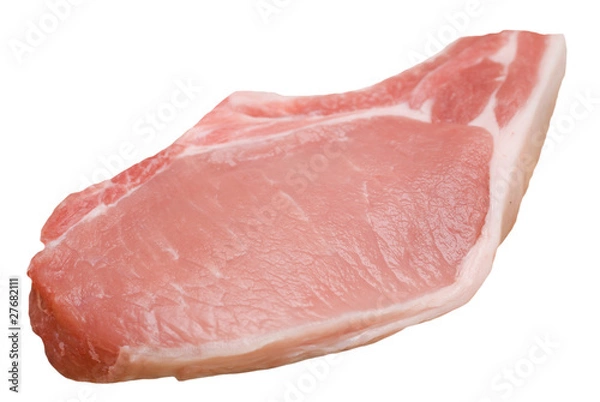 Obraz Pork meat isolated