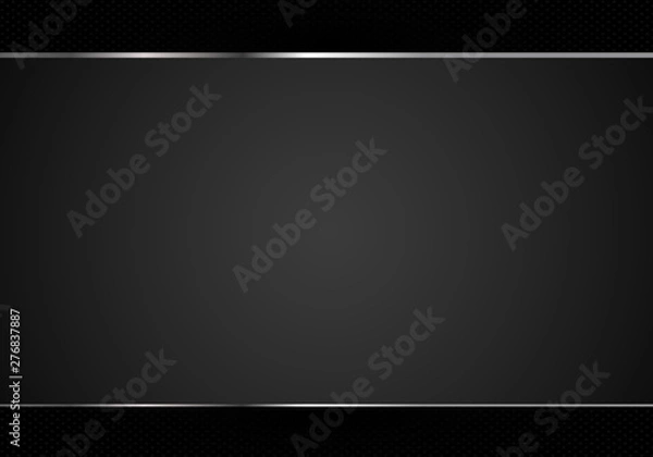 Fototapeta black abstract background pattern stripe paper material 3d render. business technology commercial sale concept layout with copy space