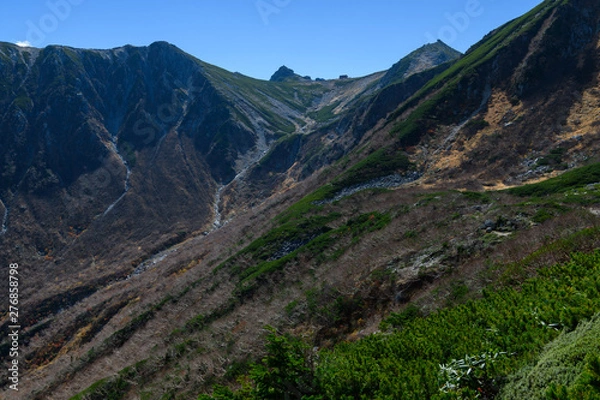 Obraz 晩秋の伊那前岳と宝剣岳