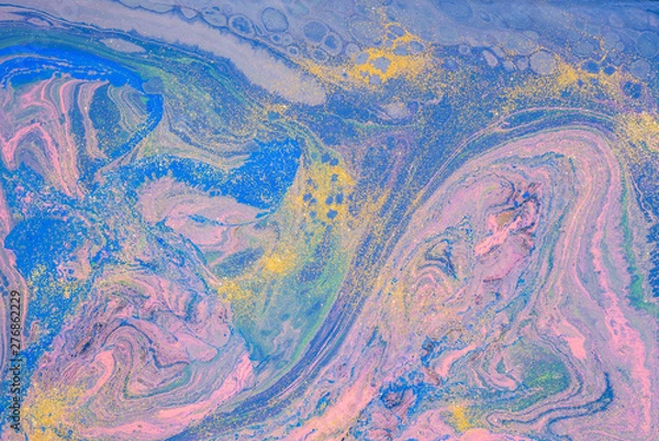 Obraz Liquid acrylic- color blot