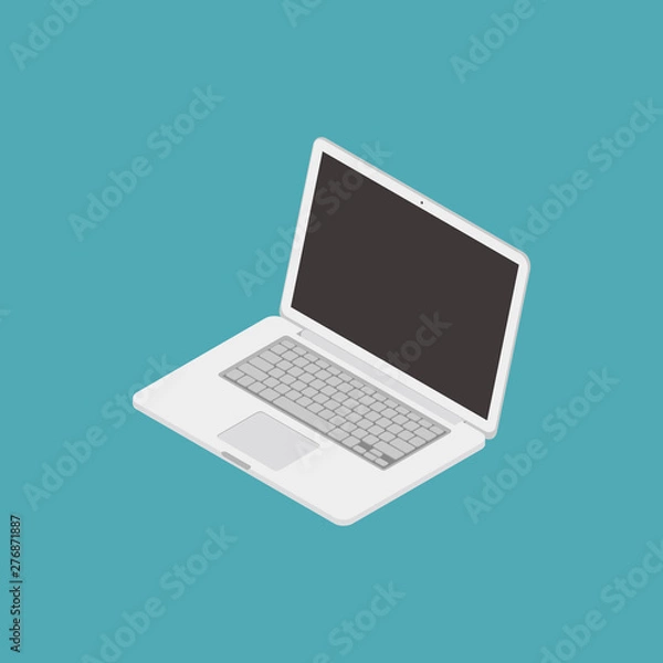 Obraz laptop computer vector for decorate graphic website
