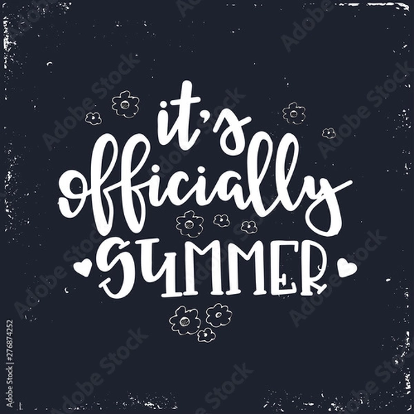 Fototapeta Hand drawn typography poster. Conceptual handwritten phrase Home and Family T shirt hand lettered calligraphic design. Inspirational vector