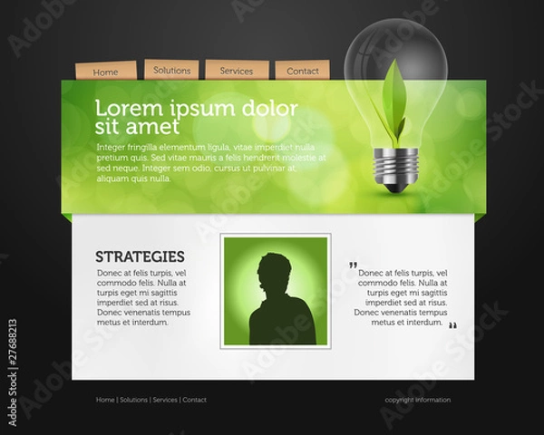 Obraz website clean template