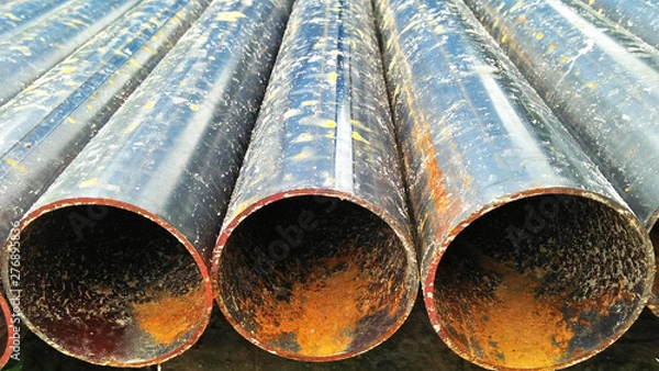 Obraz Rusted steel pipe