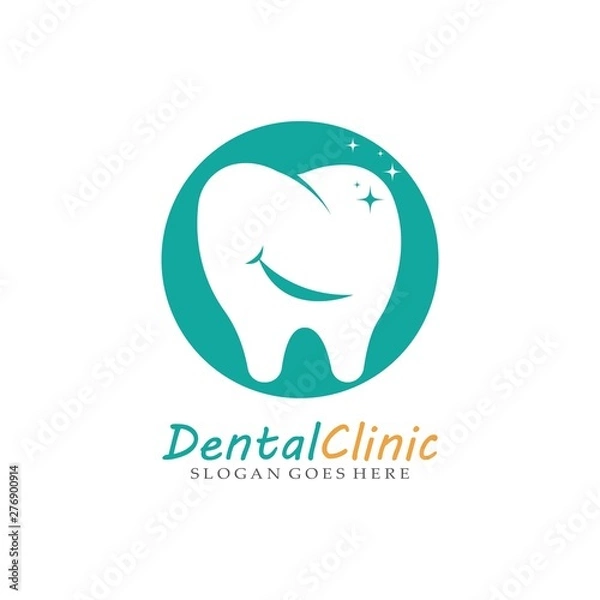 Fototapeta Dental logo Template vector illustration icon design
