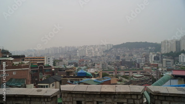 Obraz 성곽에서 바라본 도시