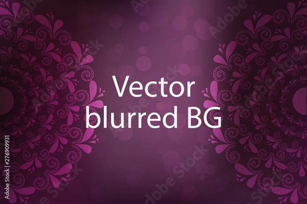 Obraz Festive background with defocused lights -vector eps10