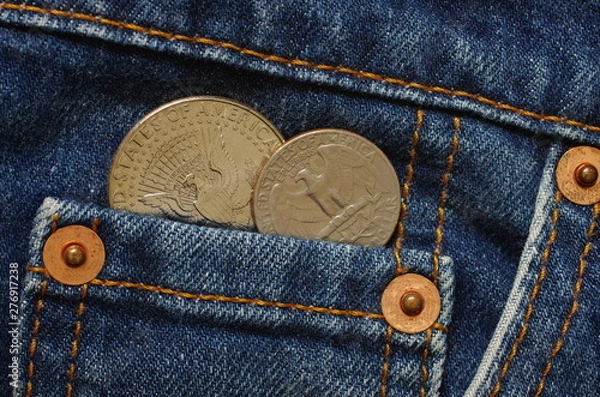 Obraz ジーンズのコインポケット