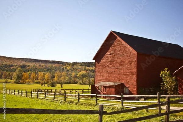 Fototapeta Working Barn