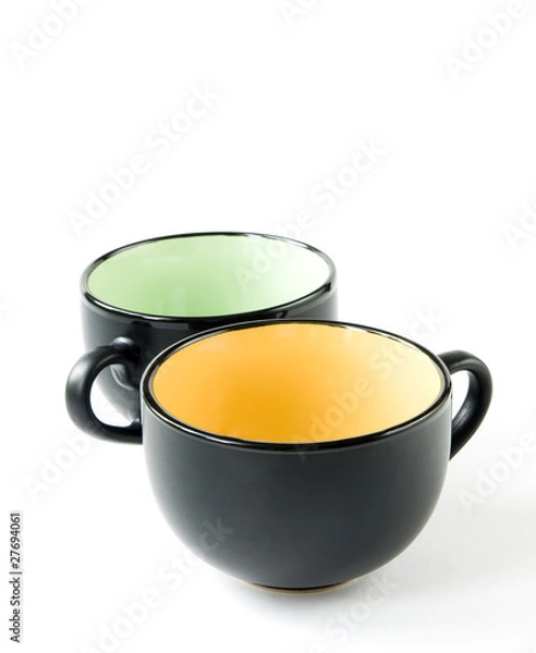 Obraz Two black cups