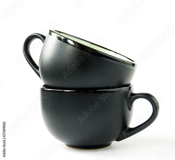 Obraz Two black cups