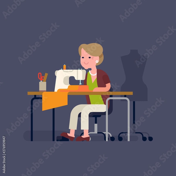 Fototapeta Hobby for elderly concept