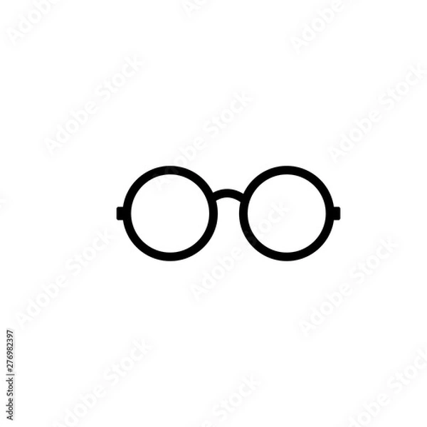 Obraz Glasses symbol icon vector illustration