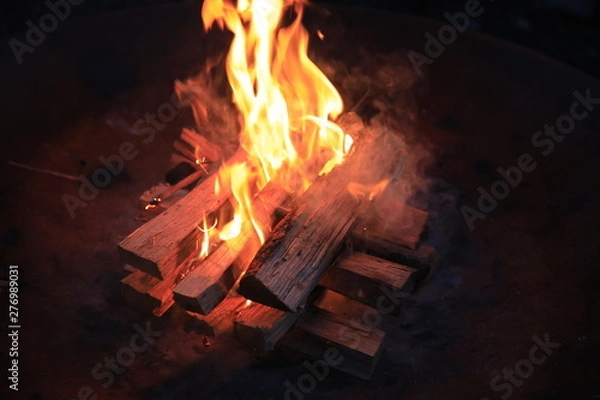Fototapeta 薪　炎