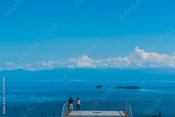 Obraz 亀老山展望公園からの眺望