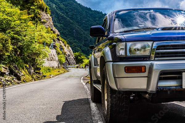 Obraz UFOラインとオフロード車