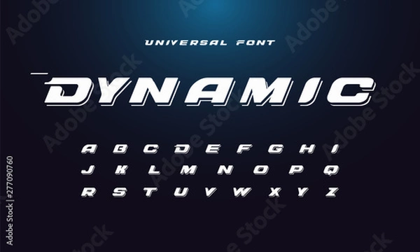 Obraz Universal font.