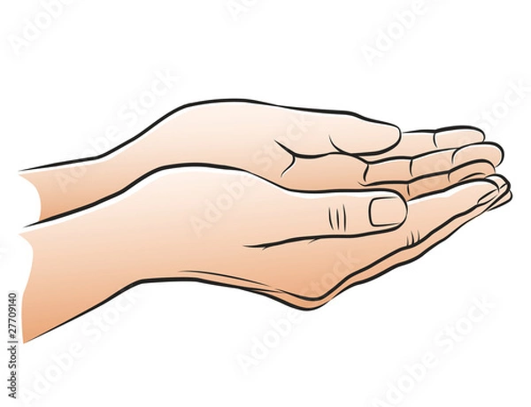 Fototapeta nehmende Hände