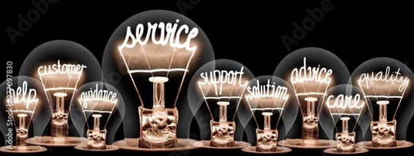 Obraz Light Bulbs Concept