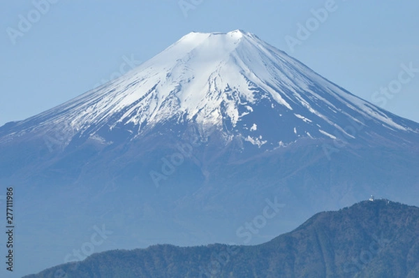 Fototapeta 山梨百名山の雁ヶ腹摺山からの富士山