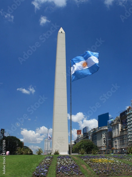 Obraz Obelisk w Buenos Aires, Argentyna