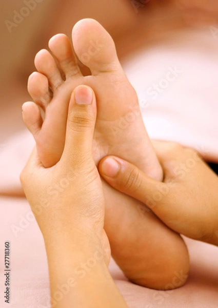 Obraz Masaż stóp spa