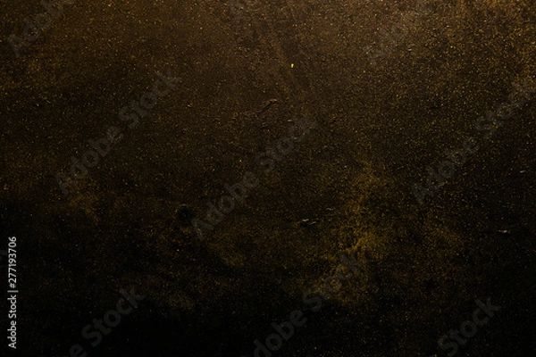 Obraz black and gold, abstract grunge background