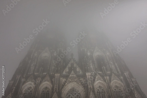 Obraz Kölner Dom im Nebel