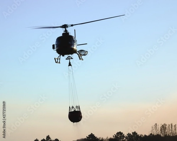 Obraz Helicopter firefighter