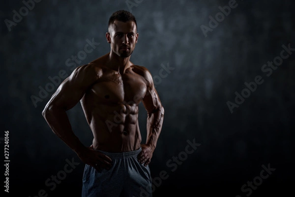 Obraz Portraiit of Young Muscular Men