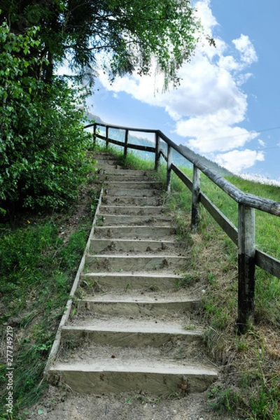 Obraz Alte Holztreppe