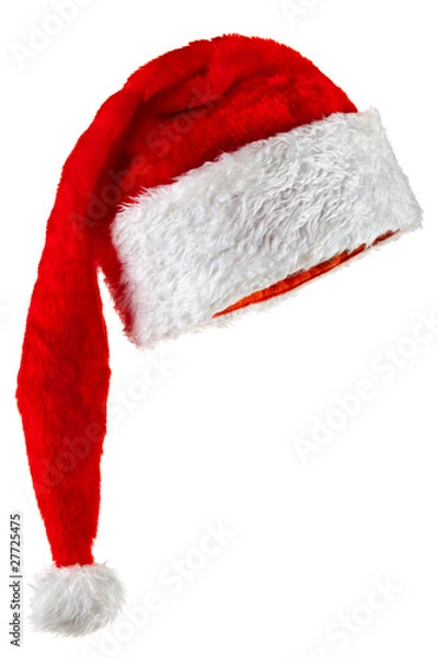 Obraz Santa Claus hat with a long crown