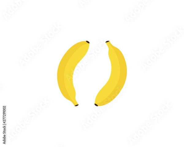 Fototapeta Banana Logo Template vector