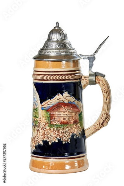 Fototapeta Beer mug antique
