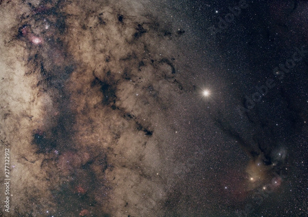 Obraz 賑やかな天の川周辺