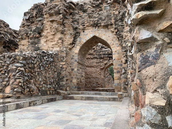 Fototapeta 世界遺産　インド　デリー　クゥトブミナール