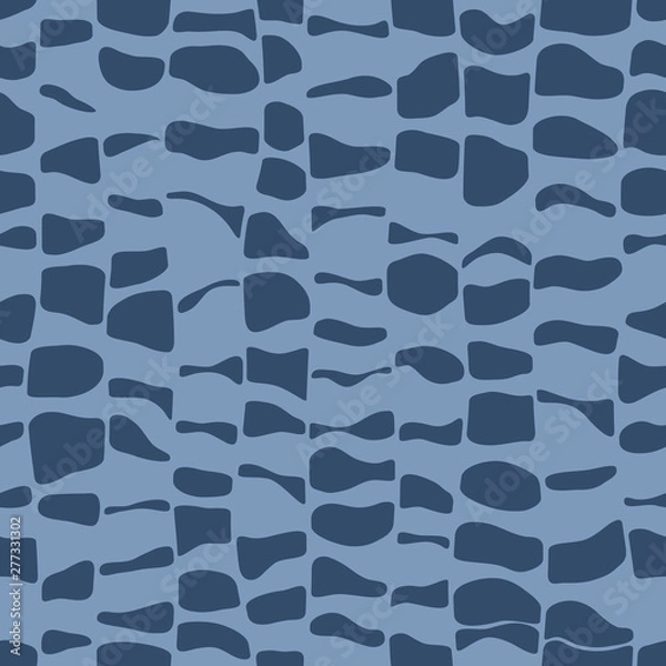 Fototapeta Snake skin-like seamless pattern. Background with stains.