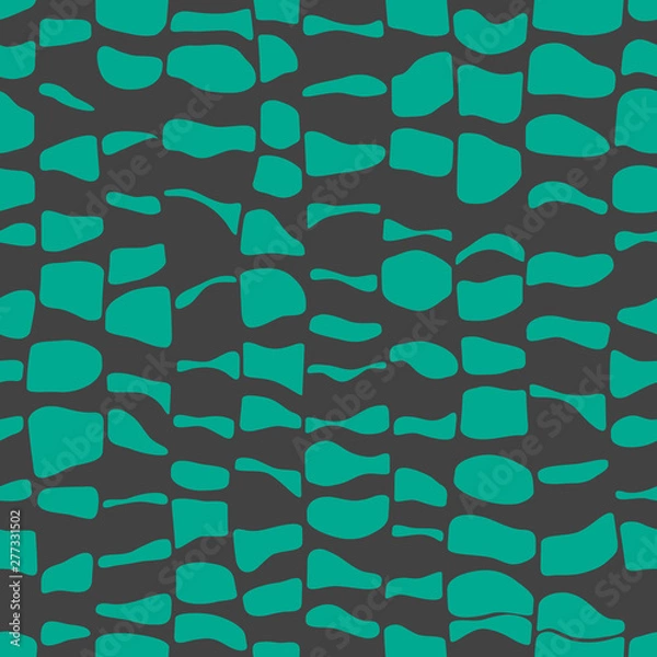 Fototapeta Snake skin-like seamless pattern. Background with stains.