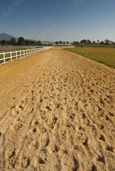 Obraz Horse race track
