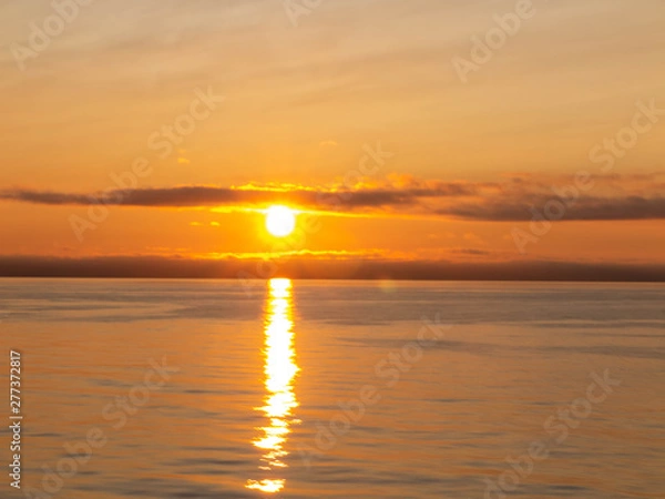 Obraz 日本海の夕陽