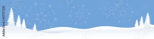 Obraz paysage enneigé