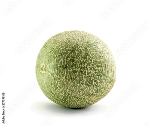 Fototapeta Cantaloupe melon isolated on white background