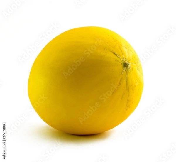 Fototapeta Yellow Cantaloupe  isolated on white background
