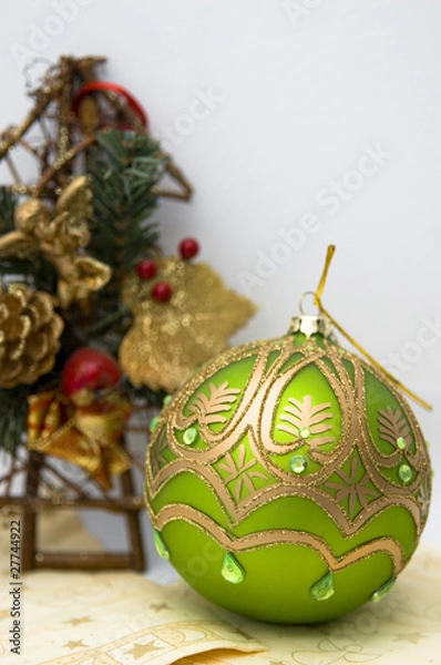 Obraz swiąteczne ozdoby