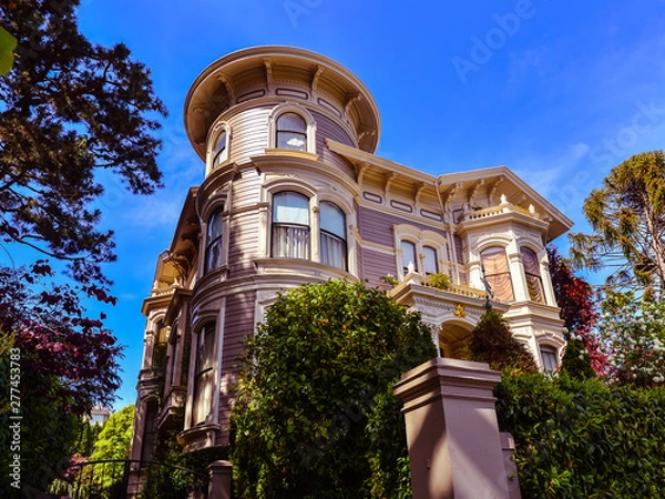Obraz Queen Anne Style Victorian Home - San Francisco, CA