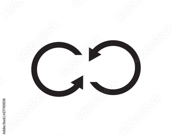 Fototapeta  Infinity logo Vector Logo template