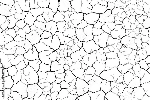 Obraz cracks ground for abstract background
